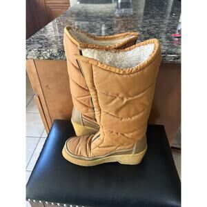 Vintage Nordica Apres Ski Boots Tan Size 4